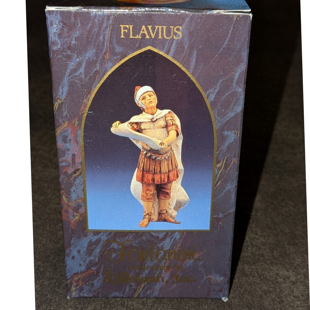 VTG Fontanini Heirloom Nativity Flavius Roman Soldier 5" Figure 75522 Italy NIB